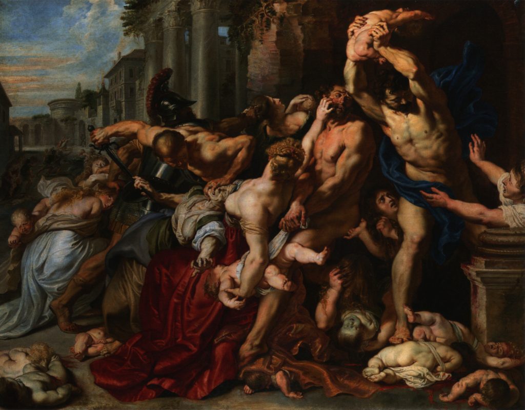 La Matanza de los Inocentes de Peter Paul Rubens. 1611. Barroco