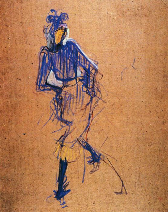 Jean Avril por Toulouse Lautrec