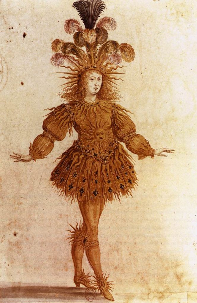Luis XIV en el Ballet de la nuit (1653) de Lully
