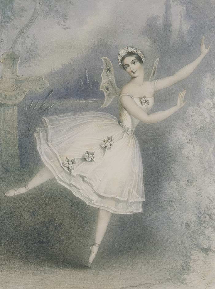 Ballet Giselle artista: Carlotta Grisi. 1841